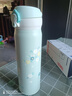 膳魔師（THERMOS）保溫杯316鋼500ml男女士兒童保冷水杯子520禮物JNL-500S雞蛋花 曬單實(shí)拍圖