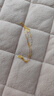 老鳳祥如意算盤黃金吊墜足金百搭小算盤項(xiàng)鏈送女友老婆七夕節(jié)生日禮物 足金算盤吊墜(約0.1g)+金色銀鏈 曬單實(shí)拍圖