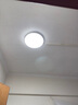 惠普精工三防吸頂燈led超薄簡約陽臺臥室廚衛(wèi)過道燈具30CM白光 曬單實(shí)拍圖