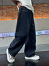 夢想邦尼男童春夏薄款褲子兒童直筒闊腿運(yùn)動(dòng)褲2025新款夏裝寬松彈力休閑褲 黑色【春秋單褲】 160 cm(建議身高160cm) 曬單實(shí)拍圖