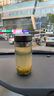 萬象萬象單層加厚保溫玻璃杯帶濾網(wǎng)泡茶杯辦公商務(wù)杯子透明家用水杯子 萬象單層鵝蛋杯亞麻灰490ml 曬單實拍圖