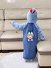 G.DUCKKIDS童裝男童睡衣冬季兒童家居服小童冬裝加厚珊瑚絨長(cháng)款奧特曼浴袍 藍色【奧特曼】 140 建議130-140cm9-10歲cm 曬單實(shí)拍圖