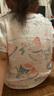 貝肽斯兒童睡衣女童男童夏季薄款透氣家居服套裝寶寶親子睡衣短袖 曬單實(shí)拍圖