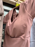 ACKDCS新款夏季帶胸墊瑜伽服短袖女普拉提訓(xùn)練健身上衣專業(yè)跑步運動T恤 曬單實拍圖