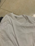 森馬（Semir）短袖T恤男修身純色內(nèi)搭純棉2025夏季V領(lǐng)白t百搭上衣109325100102 曬單實拍圖
