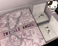 Twinkle Angel戀語星辰對戒情侶可調(diào)節(jié)開口戒指定制異地分開發(fā)貨情人節(jié)生日禮物 戀與星辰對戒 曬單實拍圖