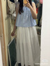 UR2025夏季新款女裝時尚休閑超寬松百搭松緊腰半裙UWM550013 曬單實拍圖