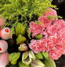 【混搭組合鮮花】花店同款康乃馨玫瑰百合配花基地直發(fā)七夕節禮物 5枝玫瑰+2-3枝多頭玫瑰+5枝康乃馨+隨機草1束 曬單實(shí)拍圖