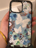 CASETIFY 我的藍(lán)蝴蝶花園 適用于iPhone 16/15/14 Plus/Pro/Max 手機(jī)殼 透明黑框 iPhone 16 Pro Max 曬單實(shí)拍圖