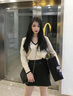 紅蜻蜓 針織衫女2025年春季新款女裝打底毛衣女套頭長(zhǎng)袖V領(lǐng)線(xiàn)衣內(nèi)搭上衣 卡其色 均碼 （適合80-130斤） 曬單實(shí)拍圖