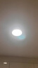 歐普照明（OPPLE）led防眩筒燈嵌入式窄邊框孔燈客廳過道吊頂天花燈過道燈三色可調(diào) 防眩白杯筒燈【白光6000K】 7W【開孔7.5-8cm】 曬單實拍圖