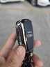 2011款奧迪A6鑰匙套05/06/07/08/09/10老款A6L折疊真皮扣車(chē)包殼扣 D款【金屬殼+手繩扣】玄武黑 1 曬單實(shí)拍圖