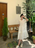 Teenie Weenie小熊女裝白色連衣裙2025夏季新款俏皮甜美少女感花邊裙子 白色 S 曬單實(shí)拍圖