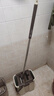 美麗雅平板拖把33cm2布帶桶免手洗干濕兩用家用一拖凈拖地神器洗拖一體 曬單實(shí)拍圖