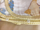 愛(ài)貝迪拉嬰兒紗布睡袋春夏季薄款寶寶背心式無(wú)袖防踢被新生兒童夏天護肚子 初夏-前4后2（22-30℃）可可達鴨 L碼（身高85cm內完全蓋住腳） 曬單實(shí)拍圖