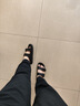 斯凱奇（SKECHERS）拖鞋女士秋季外穿一腳蹬運動(dòng)涼拖鞋厚底增高EVA沙灘鞋111590 曬單實(shí)拍圖