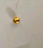 縱橫金業(yè)足金999   黃金轉(zhuǎn)運珠 金珠子  1克 單顆 頂珠 散珠 手串diy 1克  轉(zhuǎn)運珠 曬單實拍圖
