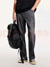 杰克·瓊斯（JACK&JONES）25年男裝夏季903直筒牛仔褲男黑灰色彈力涼感寬松潮流褲子品牌 A16灰牛仔 寬松直筒，卡碼拍小 29 170 W29/L30 曬單實(shí)拍圖