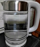 小熊（Bear）燒水壺玻璃熱水壺 家用1.7L大容量電熱水壺 電水壺開水壺304不銹鋼底盤 1.7L 沸騰藍(lán)光 ZDH-A17G5 曬單實(shí)拍圖