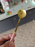 歐科弘網(wǎng)紅櫻花勺花瓣金色咖啡勺子可愛(ài)歐式小精致攪拌勺馬克杯甜品 粉金玫瑰 曬單實(shí)拍圖