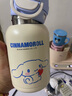 杯具熊（BEDDYBEAR）開口笑雙飲蓋兒童保溫杯帶吸管水杯316鋼大容量保溫壺600ML大耳狗 曬單實(shí)拍圖
