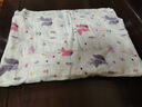 迪士尼（Disney）1.5*2米純棉雙單層紗布蓋毯午休毯兒童學(xué)生成人毛巾被空調毯夏薄 雙層粉松鼠 150*200cm 曬單實(shí)拍圖