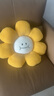 派客思太陽花抱枕沙發(fā)客廳花朵飄窗靠墊花瓣靠背現(xiàn)代輕奢床頭靠枕ins風(fēng) 黃花白芯 中號60X60CM 曬單實(shí)拍圖