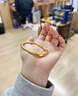 丹裴黃金馬蹄手鐲女足金莫比烏斯手環(huán)金鐲子情人節(jié)520送女朋友禮物 黃金馬蹄手鐲56號#  約46.63克 曬單實拍圖