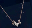 施華洛世奇（SWAROVSKI）  LILIA項鏈女吊墜蝴蝶輕奢送女友老婆女七夕情人節(jié)禮物 線上限定 鍍白金色 5636421 曬單實拍圖