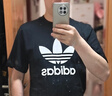 三葉草（Adidas）圓領(lǐng)短袖男 時(shí)尚潮流大logo寬松舒適透氣運動(dòng)休閑T恤 IA4815 S 曬單實(shí)拍圖