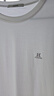 迪柯尼（DIKENI）迪柯尼高端男裝夏新品冰絲涼感短袖純色圓領(lǐng)T恤 珍珠白 L （50） 曬單實(shí)拍圖