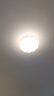 雷士（NVC）簡(jiǎn)約奶油風(fēng)玄關(guān)燈書房臥室花型吸頂燈天花走廊燈24瓦 包安裝 曬單實(shí)拍圖