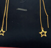 周六福（ZLF）  黃金耳釘女足金999星星閃爍耳線 計(jì)價(jià) 1.87g 曬單實(shí)拍圖