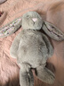 Jellycat花布邦尼兔動(dòng)物毛絨玩偶兔子玩偶兒童禮物娃娃教師節生日禮物 派朵爾（米色） Medium 曬單實(shí)拍圖