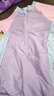 李寧（LI-NING）兒童泳衣女童中大童長(zhǎng)袖長(zhǎng)褲連體防曬海邊溫泉泳裝719 紫藍(lán) 150 曬單實(shí)拍圖