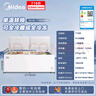 美的（Midea）719升家用大容量冰柜全冷凍冷藏單溫兩用保鮮柜冷柜500升以上臥式冰箱 BD/BC-719DKM(E)國(guó)家補(bǔ)貼 曬單實(shí)拍圖