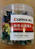 齊心（COMIX）【超級(jí)爆款】24只32mm長(zhǎng)尾夾/燕尾夾/票夾 彩色金屬夾子3# 24只/筒 辦公文具工具EB404 曬單實(shí)拍圖