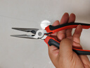德力西電氣（DELIXI ELECTRIC）鋼絲鉗兩件套老虎鉗尖嘴鉗省力夾持電工工具剪線鉗虎口鉗-8寸 曬單實(shí)拍圖