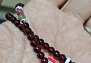 石玥珠寶精品5mm石榴石手鏈項鏈碧璽轉(zhuǎn)運珠天然手串男女士款 水晶瑪瑙 曬單實拍圖