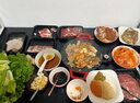 潮味碼頭烤肉套餐凈重940g上腦西冷牛腩松板肉雞扒五花肉6葷2蘸料燒烤食材 曬單實拍圖