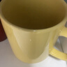 無(wú)印良品（MUJI）炻瓷 馬克杯 家用水杯 陶瓷杯 咖啡杯 辦公室 淺黃色  500ml 曬單實(shí)拍圖