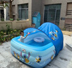 Bestway兒童游泳池寶寶小孩室內(nèi)外家用電動充氣史迪仔周邊玩具洗澡戲水池 曬單實拍圖