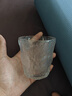 北牧星北歐風(fēng)冰川紋玻璃杯家用ins風(fēng)威士忌酒杯玻璃創(chuàng)意玻璃果汁咖啡杯 矮款冰川杯 兩只 曬單實拍圖