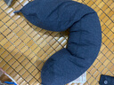 無印良品（MUJI） 舒適頸部靠枕 旅行u型枕頸枕飛機(jī)護(hù)頸椎旅行枕 助睡眠護(hù)頸枕脖枕 深灰色 寬16*長64cm 曬單實(shí)拍圖