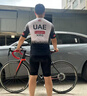 KIAE環(huán)法UAE車(chē)隊新款夏季連體短袖騎行服隊版復刻公路自行車(chē)迷版 短袖漸變 2XL 曬單實(shí)拍圖