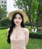 timebetter天然石榴石銀項鏈女可愛簡約小貓鎖骨鏈吊墜刻字送證書生日禮物 天然石榴石銀項鏈/寶石直徑約6mm 默認1 曬單實拍圖