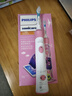 飛利浦（PHILIPS） 兒童電動(dòng)牙刷 4-6歲12歲寶寶充電式聲波震動(dòng)牙刷2種強度(自帶刷頭*2) 兒童生日禮物 小公主粉色款 2種力度 藍牙APP 曬單實(shí)拍圖