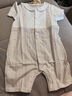 巴拉巴拉新生兒衣服寶寶連體衣哈衣爬服夏裝時(shí)尚洋氣可愛(ài)精致氣質(zhì) 本白10101 80cm 曬單實(shí)拍圖