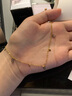 花有心柿方形鋯石項鏈女款流蘇鎖骨鏈吊墜項鏈輕奢小眾頸鏈配飾金屬風(fēng)飾品 mini方形鋯石流蘇鎖骨鏈 曬單實拍圖