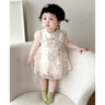 G.DUCKKIDS小黃鴨童裝寶寶裙子夏季新款嬰兒衣服中國風(fēng)新生兒夏天薄款裙子 紫色 73 cm建議3-6個(gè)月12-16斤 曬單實(shí)拍圖